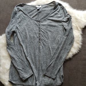 Gray Longsleeved Henley